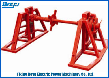 20kN Grounding Cable Reel Stands Conductor Drum Welded Steel