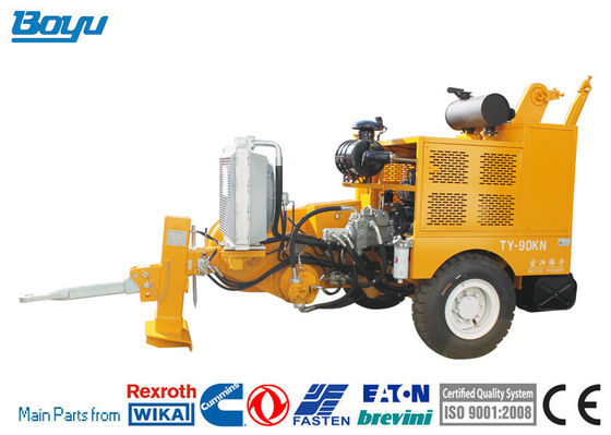 Power Line Stringing Equipment 118kw(158hp) Turbo Charged Cable Pulling Machine For Overhead Line