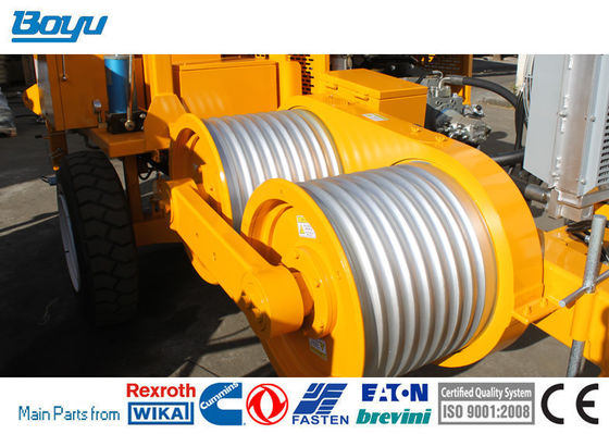 Power Line Stringing Equipment 118kw(158hp) Turbo Charged Cable Pulling Machine For Overhead Line
